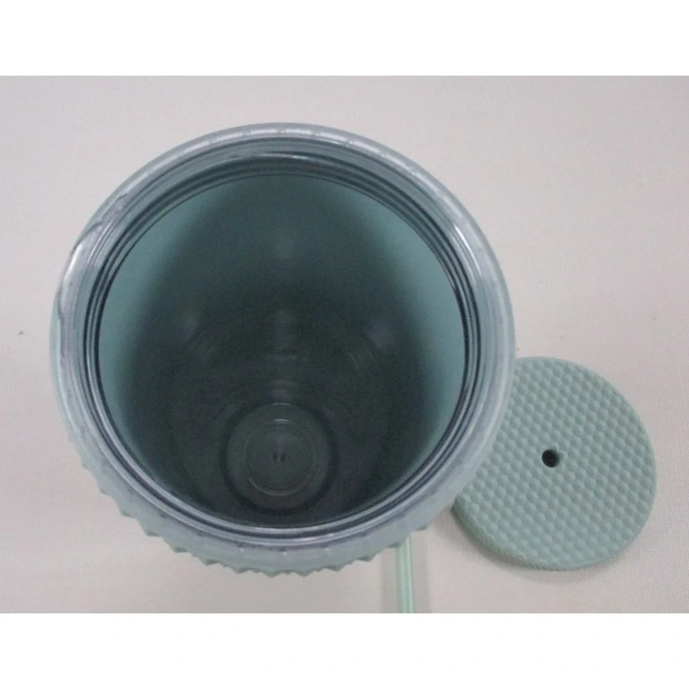 Starbucks 24 oz matte mint green studded Holiday tumbler Venti cold cup 2021 NEW
